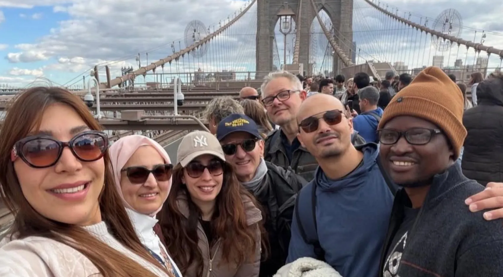 Fulbright Teachers at the Brooklyn Bridge