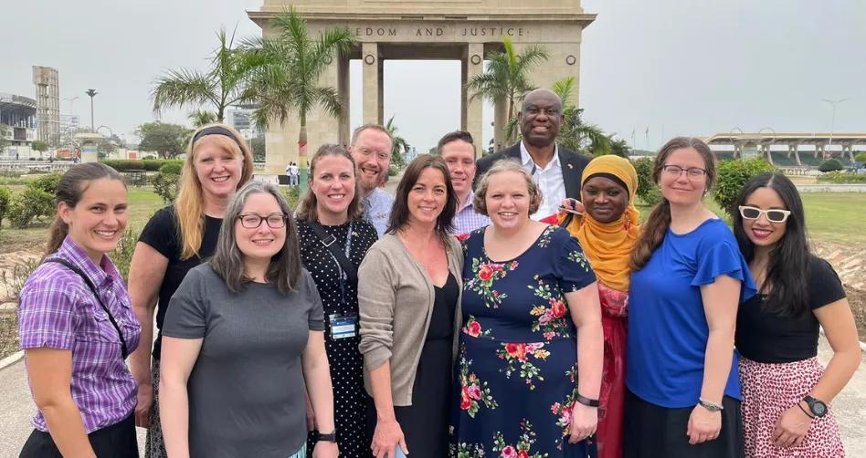 a group of teachers in Accra, Ghana